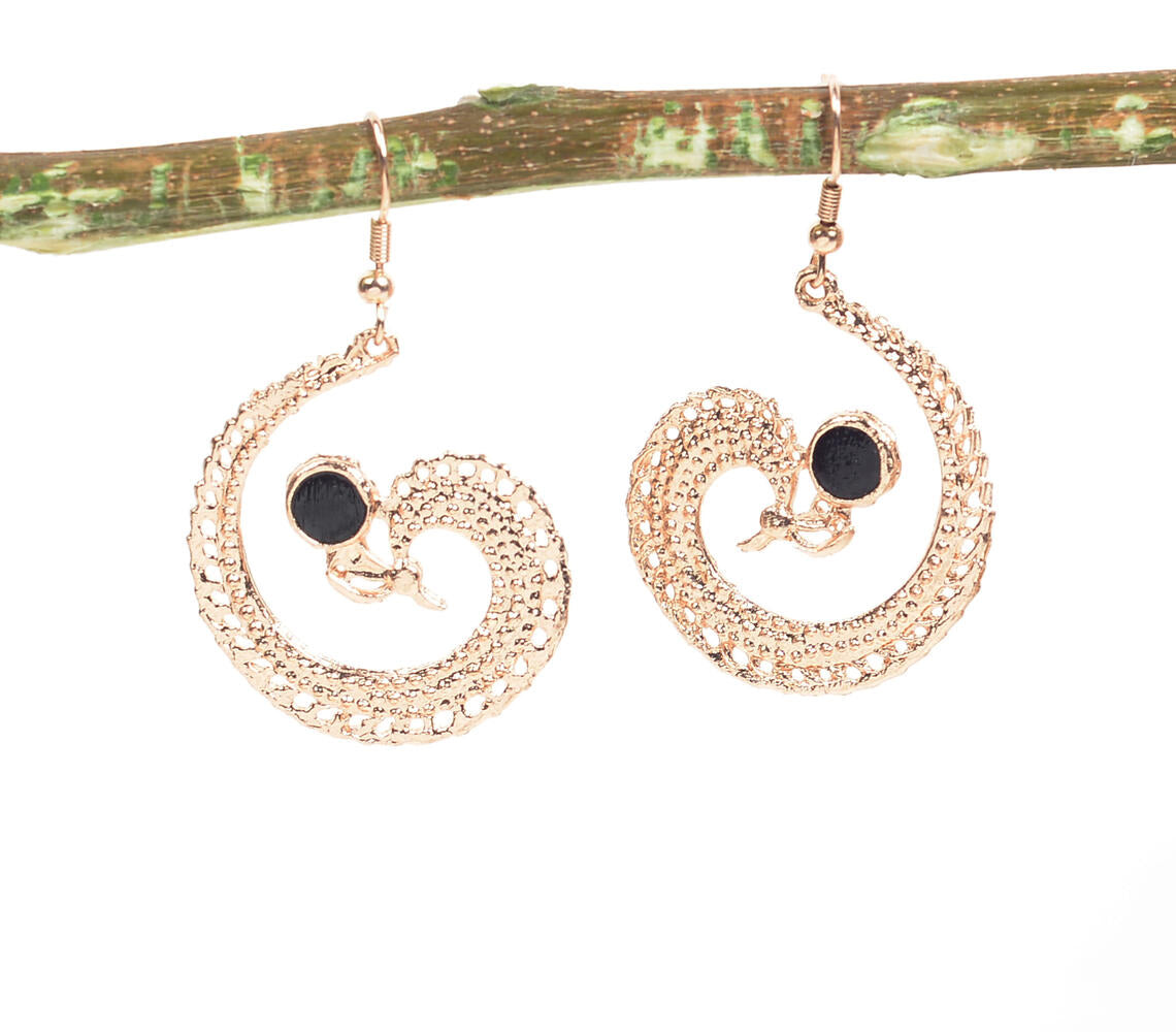 Peacock Earrings & Raffia Earrings Bundle Offer