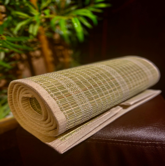 Handmade Darbha Grass Meditation Mat - Removes Your Negativity From Your Body