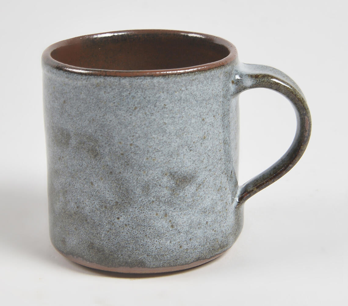 Opal Grey Clay Coffee Mug