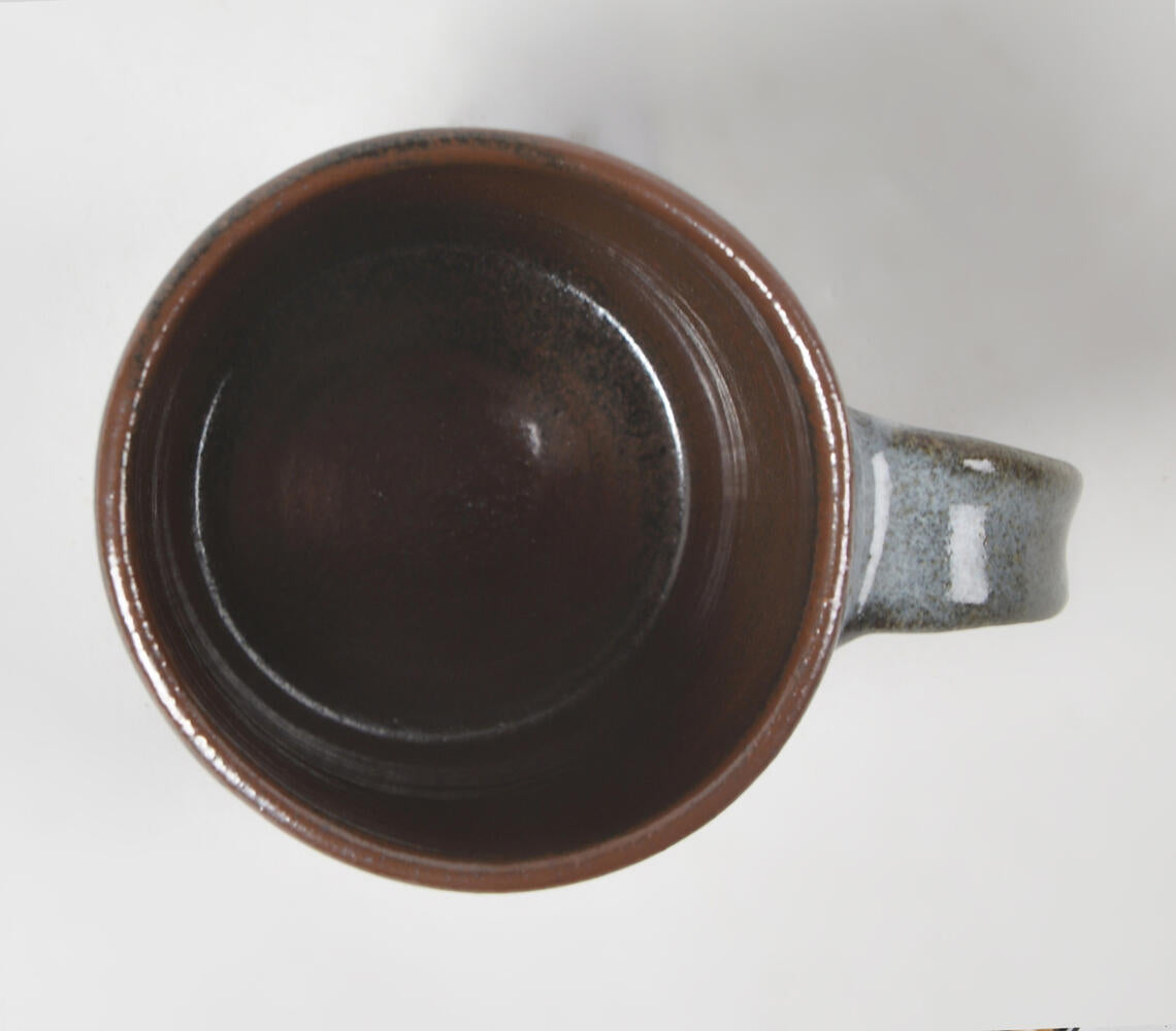 Opal Grey Clay Coffee Mug