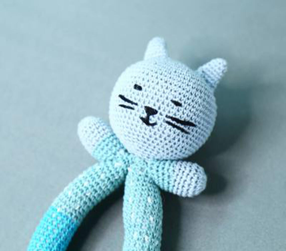 Hand Crochet Cat Soft Toy